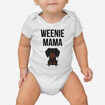 Dachshund Mom Shirt Women Weiner Dog Gift Baby Onesie | Crazezy