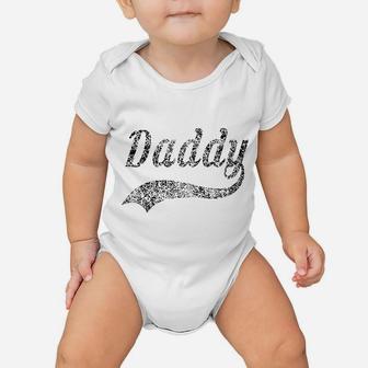 Daddy Classic Baseball Style Baby Onesie | Crazezy UK