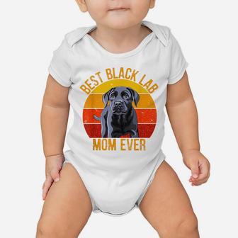 Funny Black Lab Mom Women Labrador Retriever Mama Baby Onesie | Crazezy