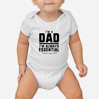 Funny Gifts For Dad Jokes Daddy Graphic Baby Onesie | Crazezy AU