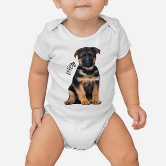 German Shepherd Shirt Shepard Dog Mom Dad Love Pet Puppy Tee Baby Onesie | Crazezy