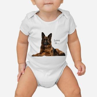 German Shepherd Shirt Shepard Dog Mom Dad Love Pet Puppy Tee Sweatshirt Baby Onesie | Crazezy