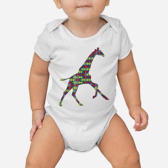 Giraffe Autism Awareness Kids Ruminant Puzzle Day Mom Gift Baby Onesie | Crazezy