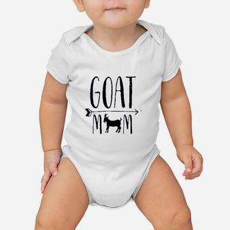 Goat Mom For Pet Owner Or Farmer Baby Onesie | Crazezy