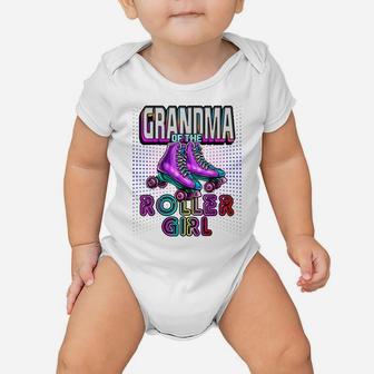 Grandma Roller Girl Roller Skating Birthday Matching Family Baby Onesie | Crazezy