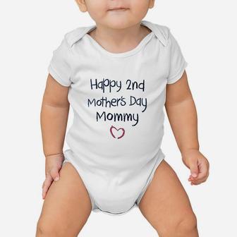 Happy 2Nd Mothers Day Mommy Baby Onesie | Crazezy DE