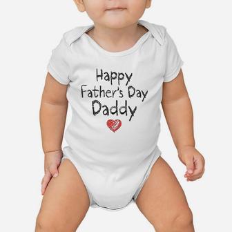 Happy Fathers Day Daddy Baby Onesie | Crazezy