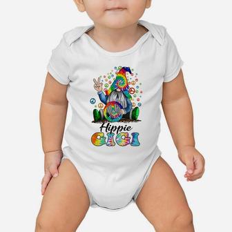 Hippie Gigi Gnome Colorful Gnome Mother's Day Gift Baby Onesie | Crazezy