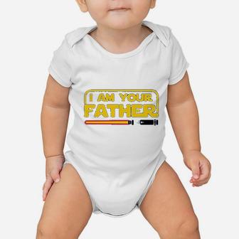 I Am Your Father Funny Dad Gift For Dad Family Baby Onesie | Crazezy CA