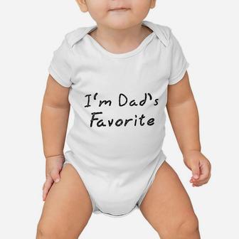 Im Dads Favorite Fathers Day Baby Onesie | Crazezy
