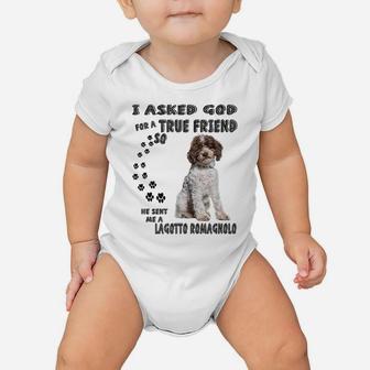 Lagotto Romagnolo Saying Mom Dad Print, Italian Water Dog Baby Onesie | Crazezy AU