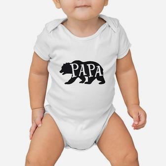 Matching Father And Son Papa Bear Daddy Bear Little Baby Family Baby Onesie | Crazezy AU