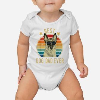 Mens Best Dog Dad Ever Belgian Malinois Father's Day Gift Baby Onesie | Crazezy UK