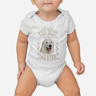 Mens Best Pyrenees Dad Ever Great Pyrenees Dog Gifts Vintage Baby Onesie | Crazezy AU