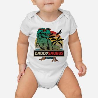 Mens Matching Family Daddysaurus T-Rex Father's Day - Dad Baby Onesie | Crazezy CA