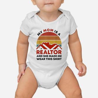Mom Is A Realtor Baby Onesie | Crazezy CA