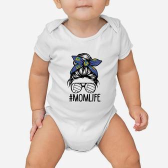 Mom Life Volleyball Mothers Day Baby Onesie | Crazezy CA