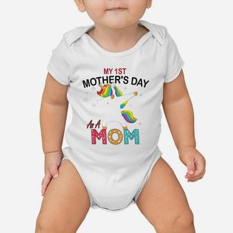 My 1St Mothers Day As A Mom Baby Onesie | Crazezy DE