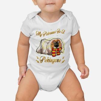 My Patronus Is A Pekingese Harry Dog Potter Shirt Dad Mom Baby Onesie | Crazezy UK