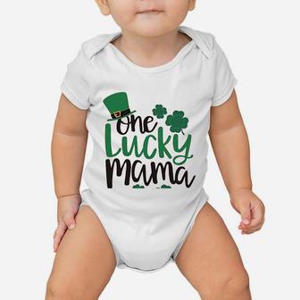 One Lucky Mama Baby Onesie | Crazezy