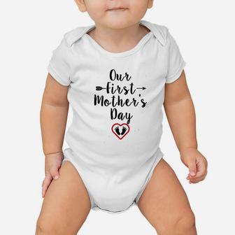 Our First Mothers Day Baby Onesie | Crazezy
