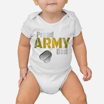 Proud Army Dad Shirt Parent US Army Military Family Gift Baby Onesie | Crazezy DE