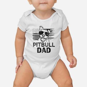 Proud Pitbull Dad Baby Onesie | Crazezy