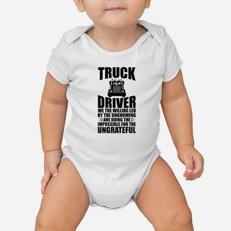 Trucker Shirts Truck Driver S Men Dad Grandpa Uncle Gifts Baby Onesie - Thegiftio UK