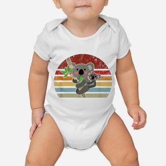 Vintage Retro Koala Bear Lover Dad Mom Funny Australia-N Baby Onesie | Crazezy CA