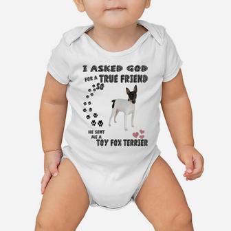 Womens American Toy Fox Terrier Quote Mom Dad Art, Cute Amertoy Dog Baby Onesie | Crazezy AU