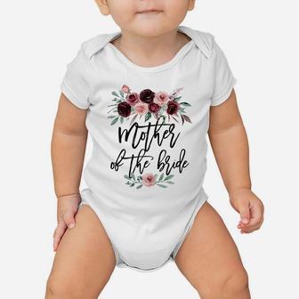 Womens Bridal Shower Wedding Gift For Bride Mom Mother Of The Bride Baby Onesie | Crazezy AU