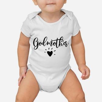 Womens Godmother T Shirt Aunt Pregnancy Announcement Mother's Day Baby Onesie | Crazezy UK