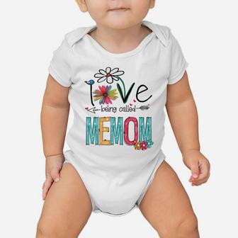 Womens Memom Gift I Love Being Called Mother's Day Baby Onesie | Crazezy