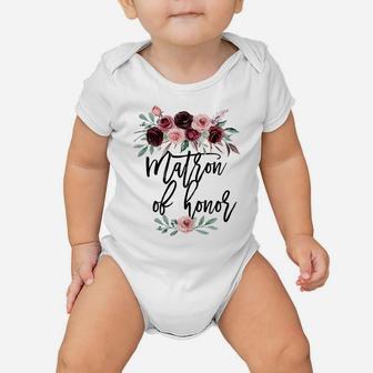 Womens Wedding Gift For Best Friend Sister Mother Matron Of Honor Baby Onesie | Crazezy