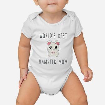 Worlds Best Hamster Mom Baby Onesie | Crazezy CA