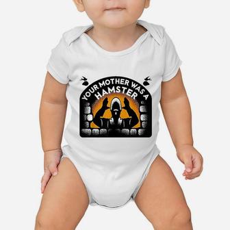 Your Mother Was A Hamster Baby Onesie | Crazezy