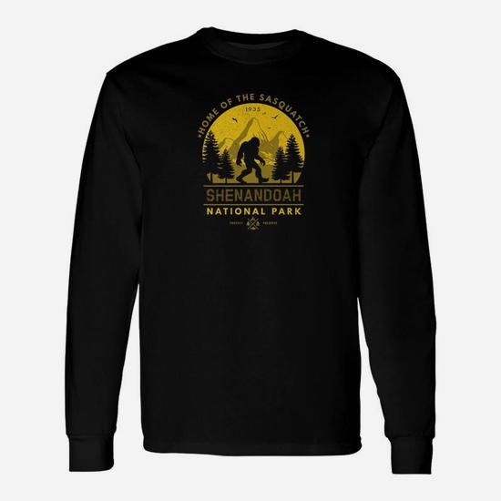 Shenandoah National Park Virginia Bigfoot Mountains T-Shirt