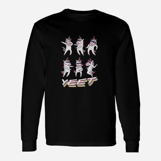 Unicorn Dancing Celebration Yeet Meme T-Shirt