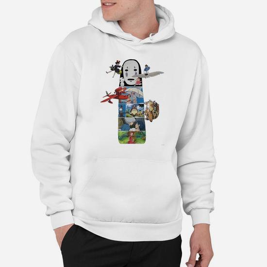 No Face hayao Miyazaki Films Hoodie Thegiftio UK