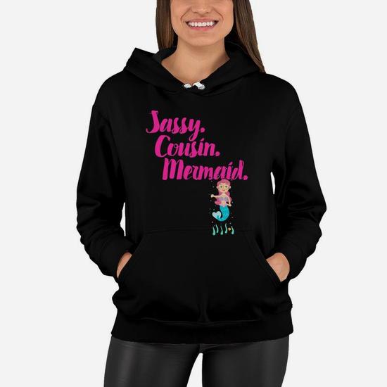 Kids Girl Cousin Gender Reveal Multicolor Standard Women Hoodie Thegiftio UK