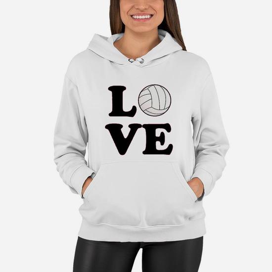 Love volleyball hoodie on sale