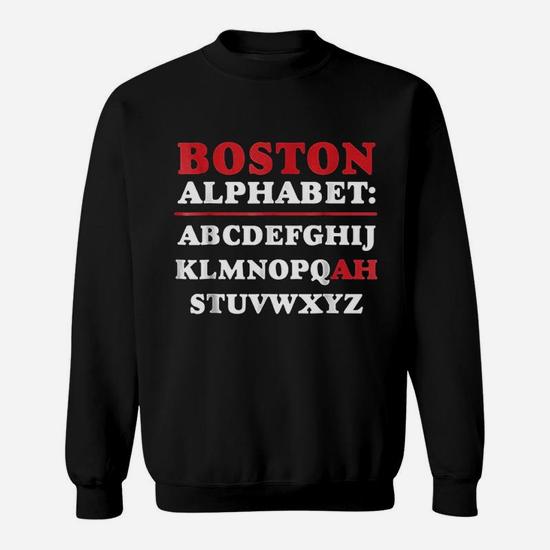 Boston Alphabet Sweatshirt Thegiftio UK