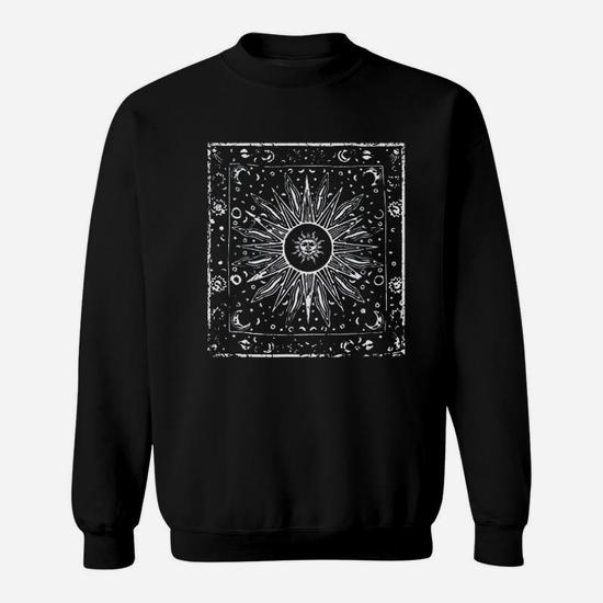 Celestial Sun Moon Stars Planet Tapestry Cute Gift Sweatshirt Thegiftio UK