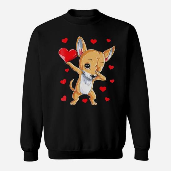 Chihuahua Hearts Sweatshirt Chihuahua Hearts Sweatshirt