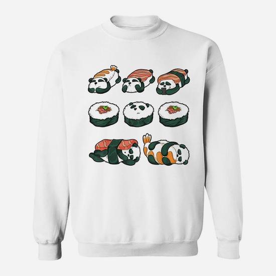 Panda Sushi Hug Shirt Cute Animal Maki Lover Funny Food Gift Panda Sushi Hug Shirt Cute Animal Maki Lover Funny Food Gift