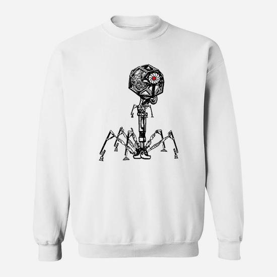 Steampunk Phage: Geeky Bacteria Virus T-Shirt