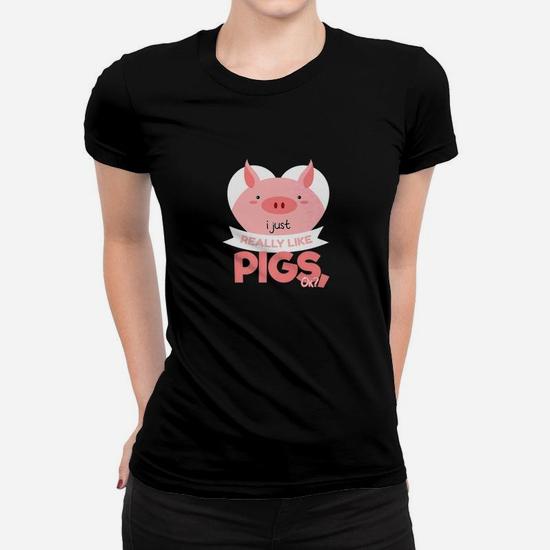 Cute Funny Pig T-Shirt | I Just Really Like Pigs, Ok? Cute Funny Pig T-Shirt | I Just Really Like Pigs, Ok?