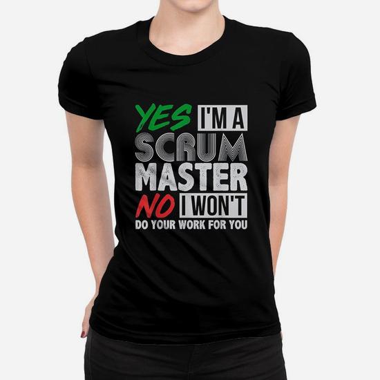Funny Scrum Master T-Shirt For Agile Project Management