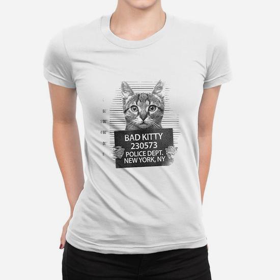 Funny Cute Bad Kitty Cat T-Shirt Funny Cute Bad Kitty Cat T-Shirt