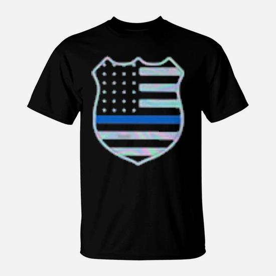 1Police Blesses By God Spoiled By My Husband Protected By Both T-Shirt